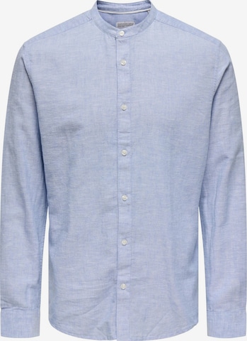 Chemise 'CAIDEN' Only & Sons en bleu : devant
