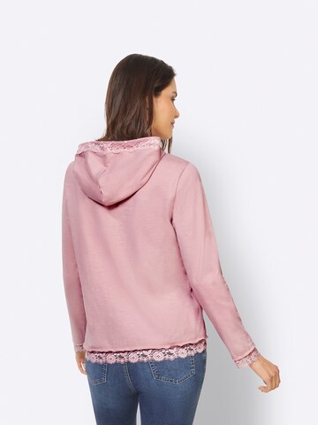 heine - Sweatshirt em rosa