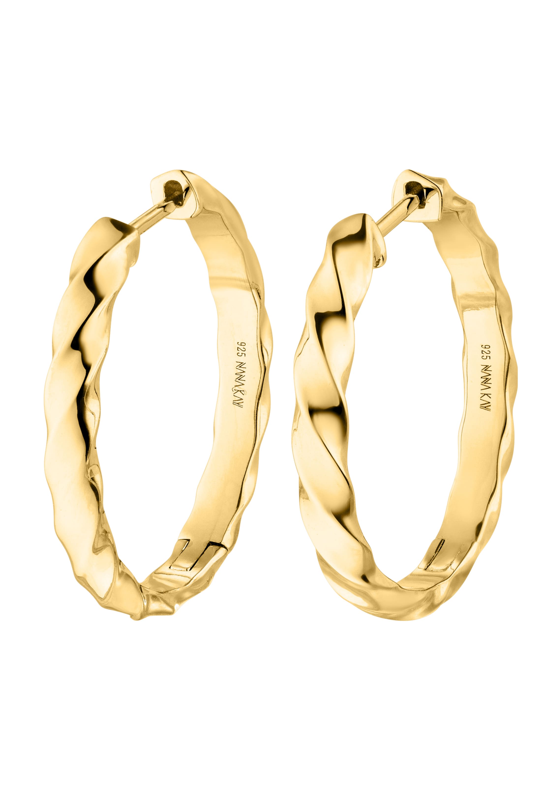 Nana Kay Ohrring 'Solid Flair' in Gold: Vorderseite