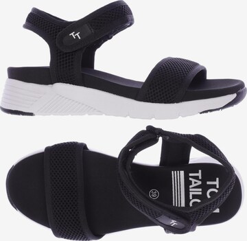 TOM TAILOR Sandalen 39 in Schwarz: predná strana