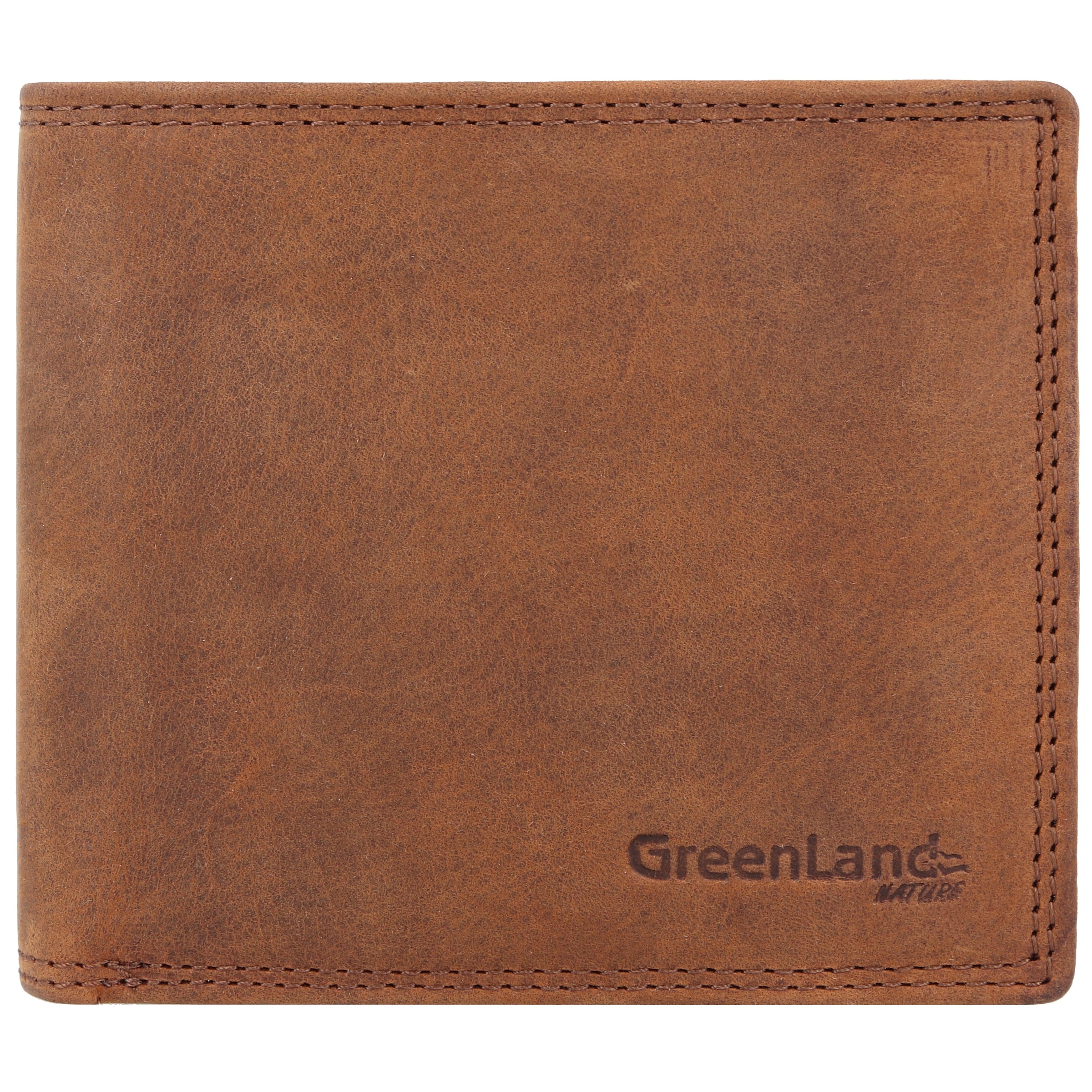 Greenland Nature Wallet 'Montenegro' in Brown: front