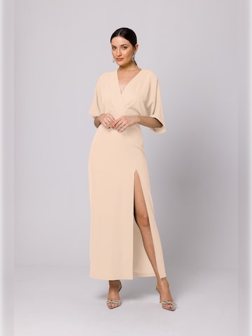 Makover - Vestido en beige: frente