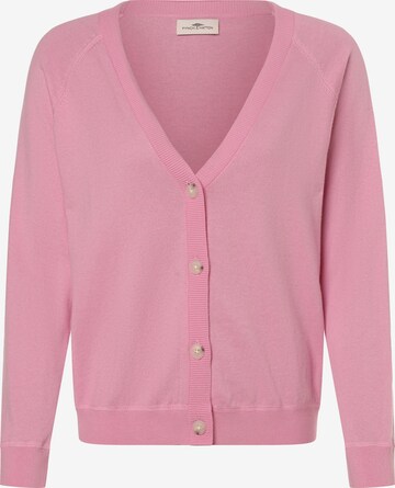 FYNCH-HATTON Knit Cardigan in Pink: front