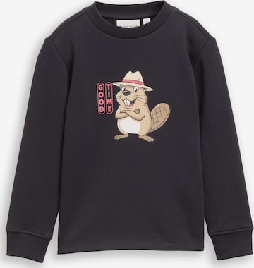 Sweat TOM TAILOR en gris : devant