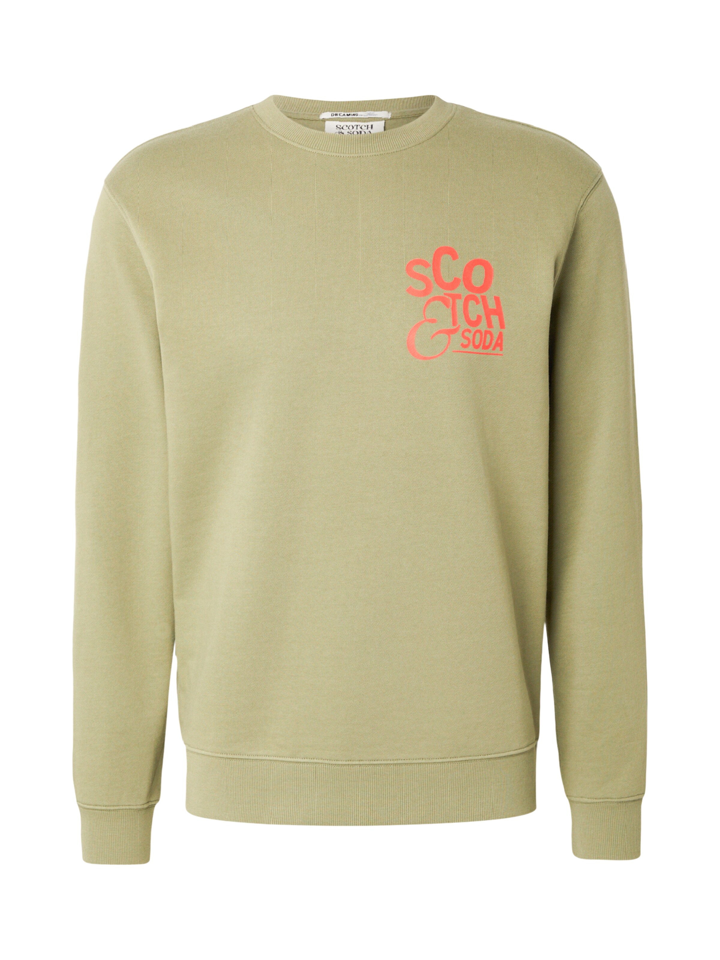 Sweat-shirt SCOTCH & SODA en vert : devant