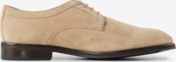 JOOP! Veterschoen 'Velluto Kleitos' in Beige