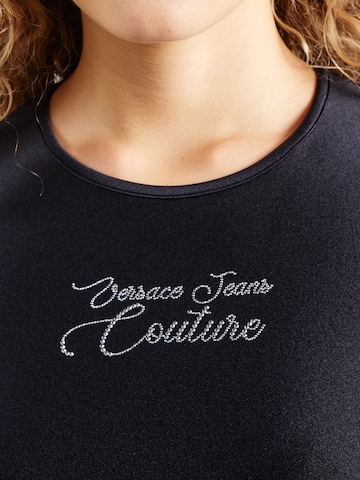 Versace Jeans Couture Koszula body w kolorze czarny