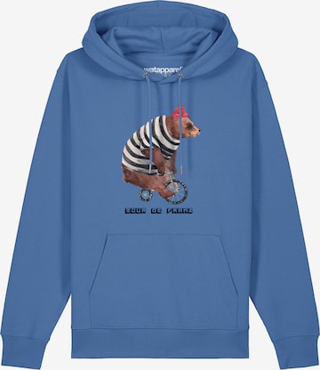 Watapparel Sweatshirt 'Tour de Franz' in Blau: Vorderseite