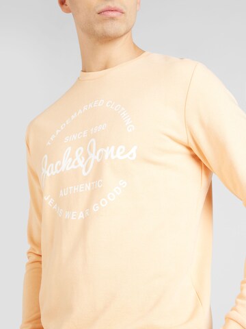 JACK & JONES Sweatshirt 'JJFOREST' in Orange