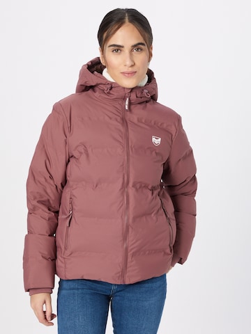 Lake View Winter jacket 'Elsa' in Pink: front