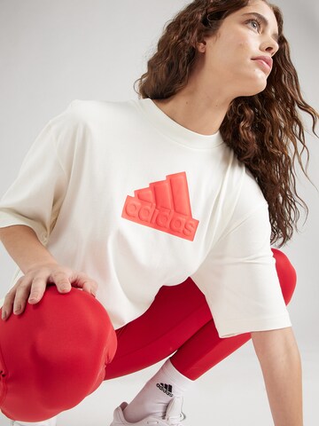 ADIDAS SPORTSWEAR Funktionsbluse 'Future Icons Badge Of Sport' i hvid