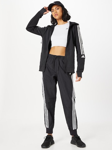 ADIDAS SPORTSWEAR Bluza rozpinana sportowa 'Aeroready ' w kolorze czarny