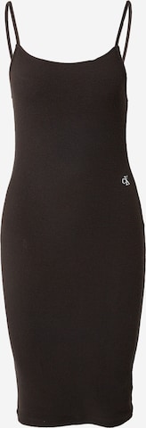 Calvin Klein Jeans Summer Dress in Black: front