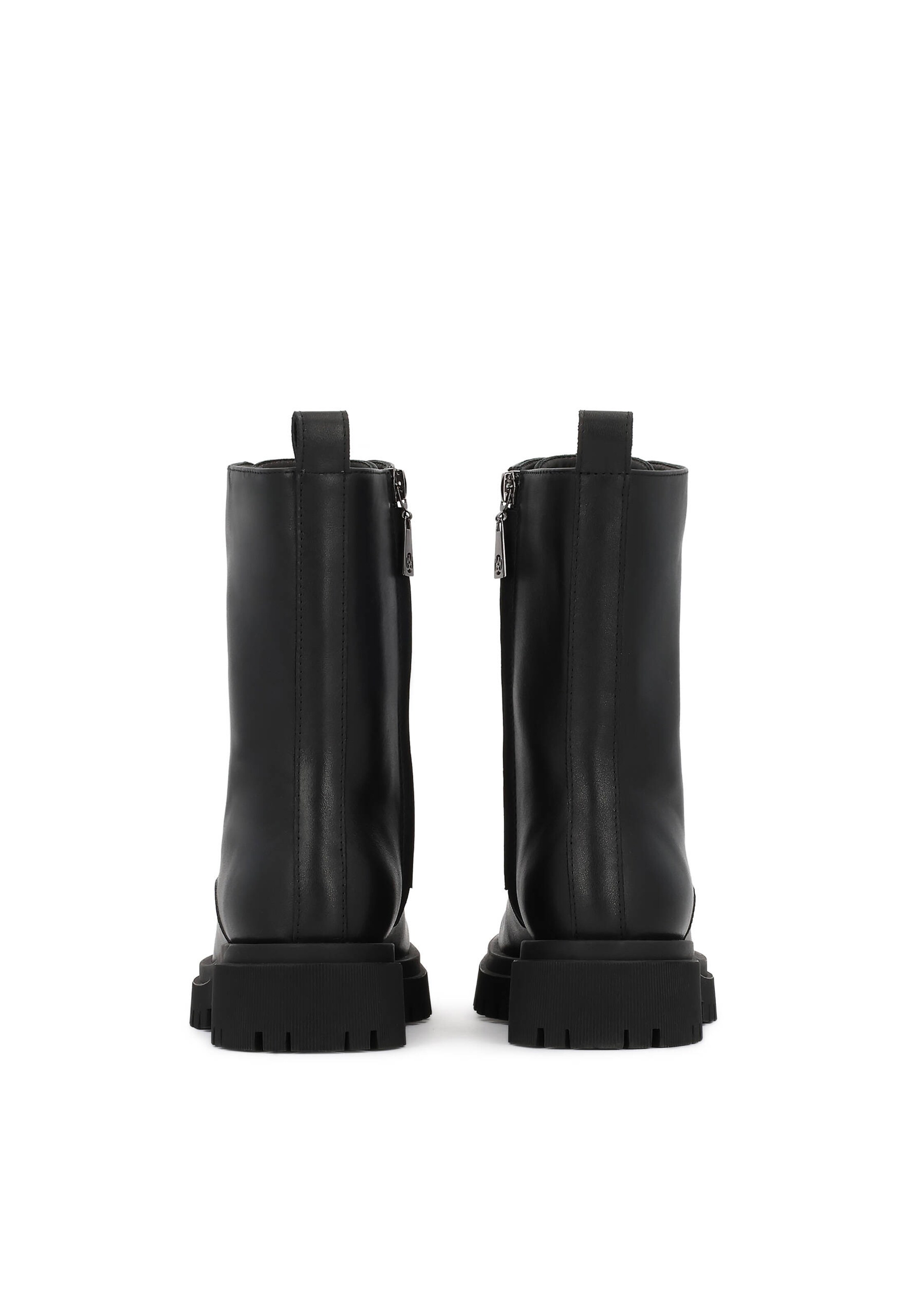 Bottes à lacets Kazar en noir