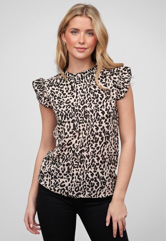 Cloud5ive Bluse in Beige: Vorderseite