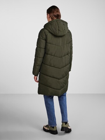 PIECES Winter coat 'Jamilla' in Green