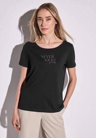 STREET ONE Shirt in Schwarz: Vorderseite