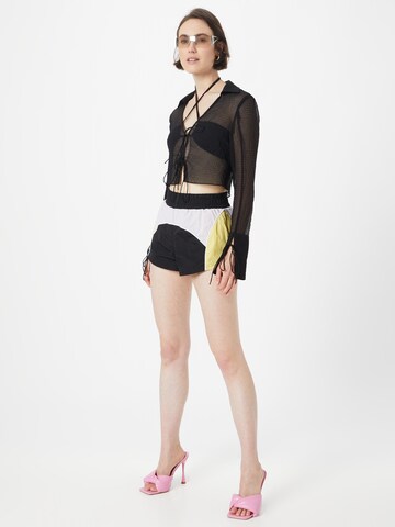 Nasty Gal Normální Kalhoty – černá