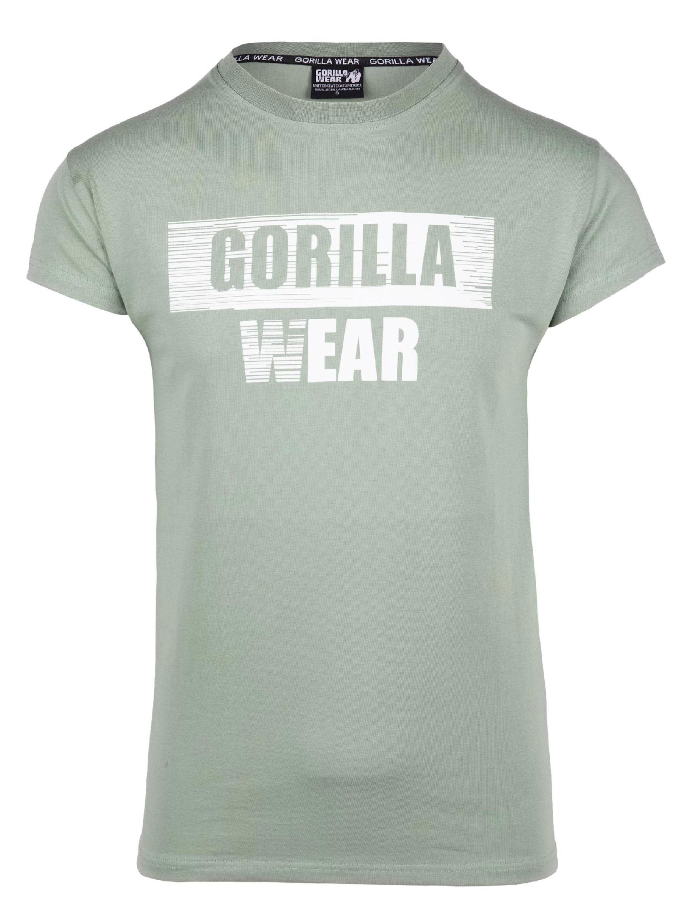 Gorilla Wear Functioneel shirt 'Murray' in Groen: voorkant