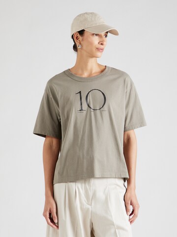 T-shirt 10Days en vert : devant