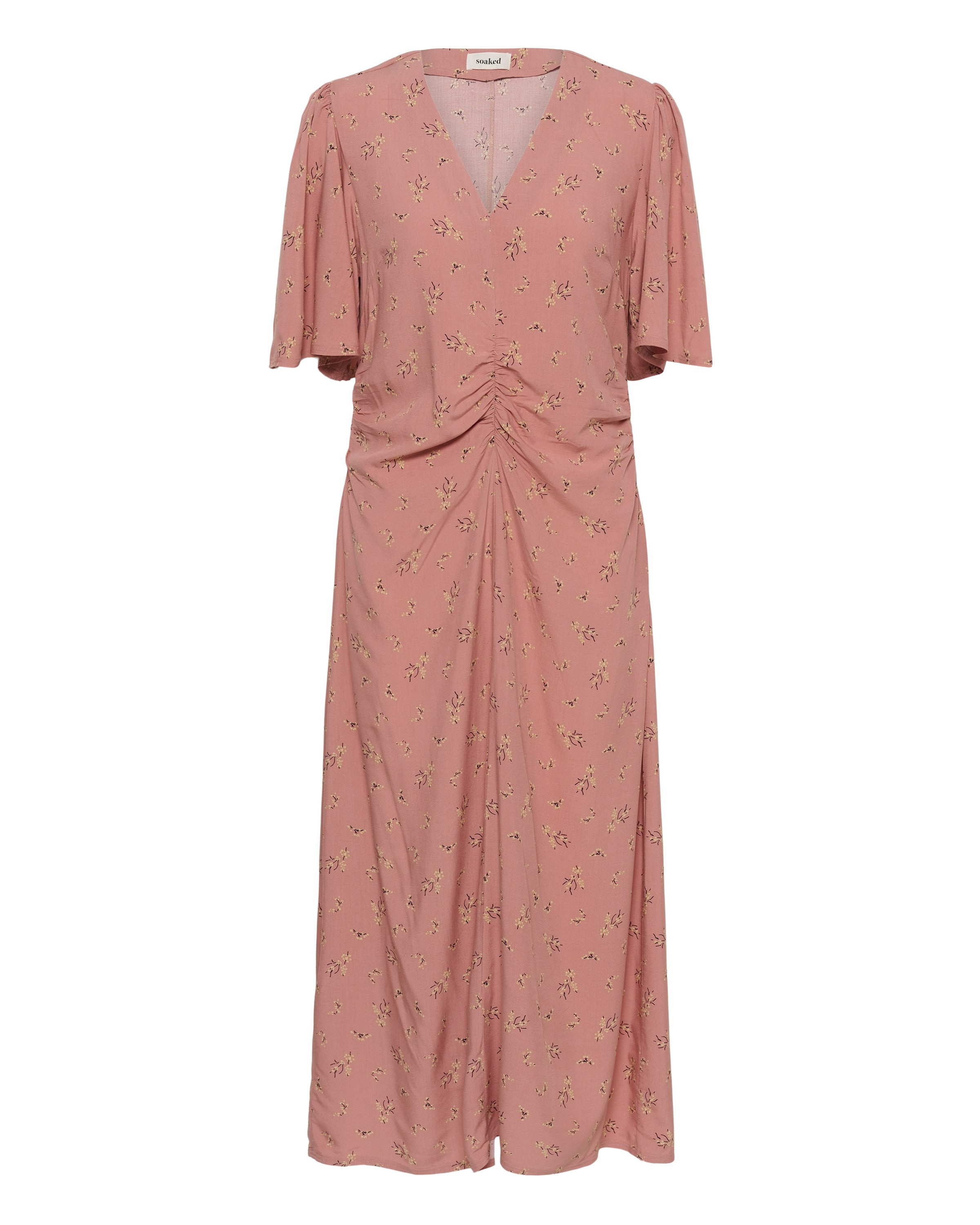 Robe SOAKED IN LUXURY en rose : devant