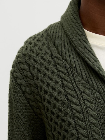 JACK & JONES Knit cardigan in Green