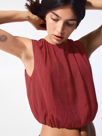 Pull&Bear Bluse in Rot