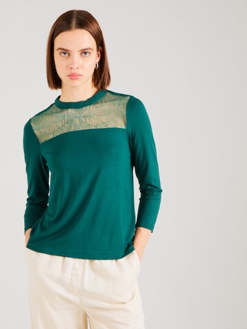 ABOUT YOU Shirt 'Cathleen' in Groen: voorkant