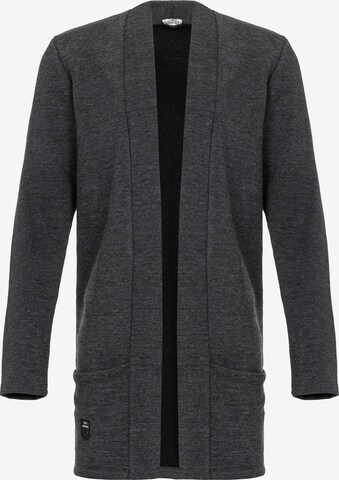 Redbridge Knit Cardigan 'Bakersfield' in Grey: front