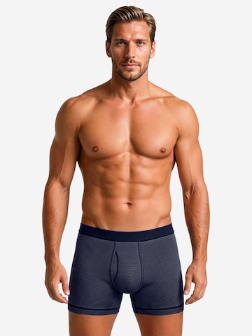 ESGE Boxer shorts 'Feinripp Ringel' in Blue