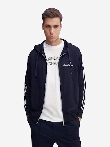 ARMANI EXCHANGE Sweat jacket in Blue: front