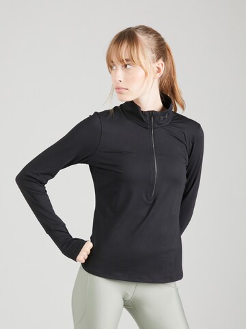 UNDER ARMOUR Functioneel shirt 'Qualifier Run' in Zwart: voorkant