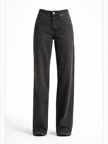 IT'S BASIC Loose fit Jeans 'Loose Mid Rise Jeans (Lenght 30)' in Red