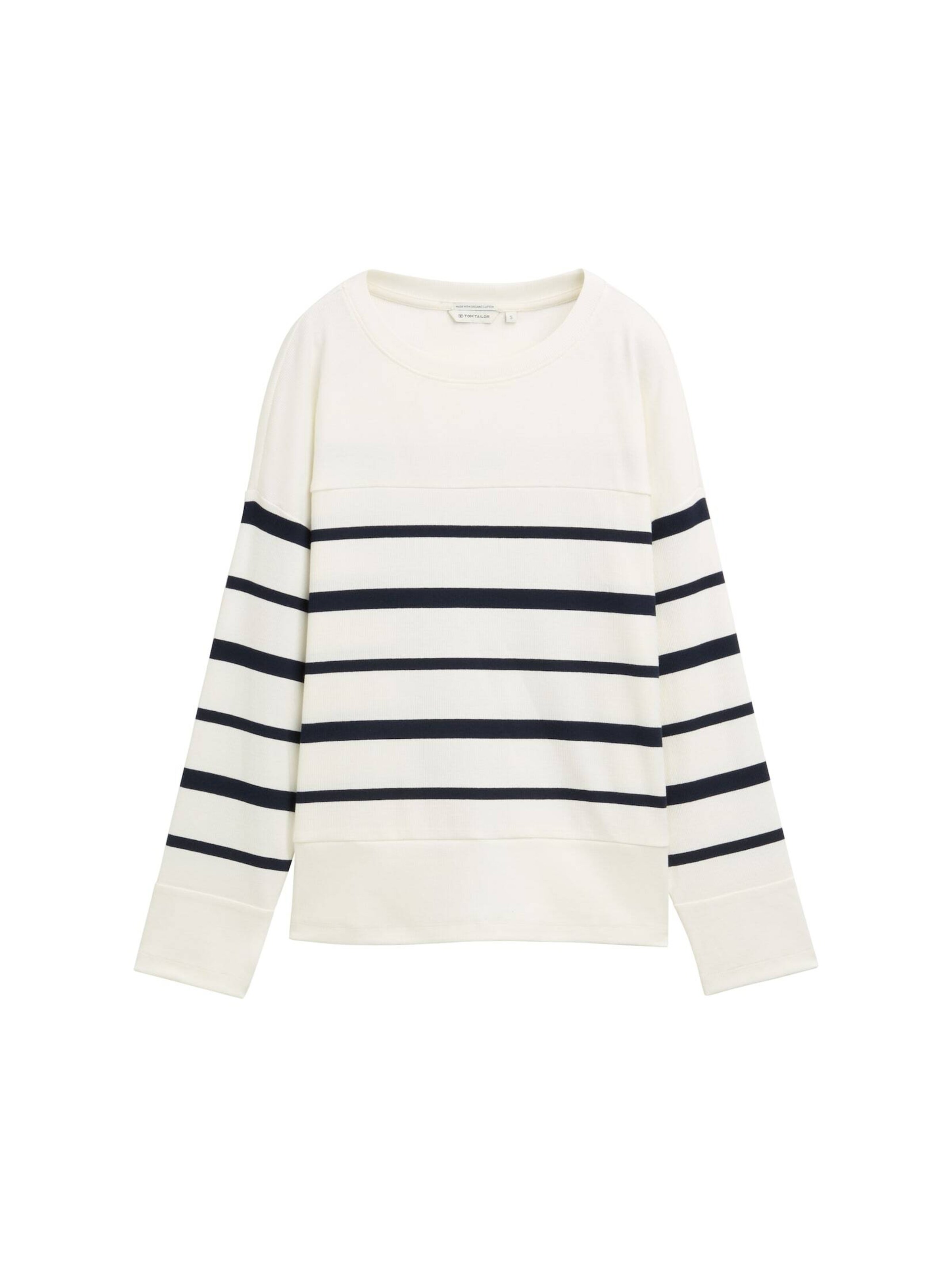 TOM TAILOR Shirt in Wit: voorkant