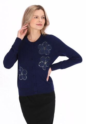 usha BLACK LABEL - Cárdigan en azul: frente