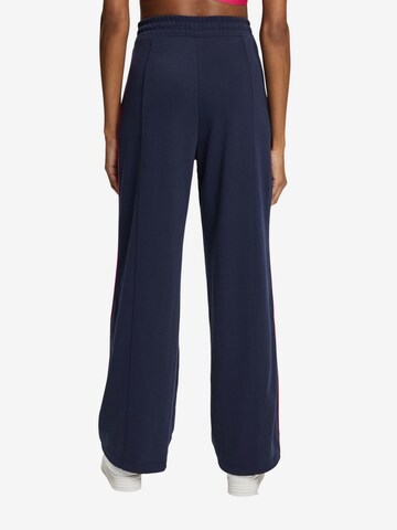 ESPRIT Wide Leg Sporthose in Blau