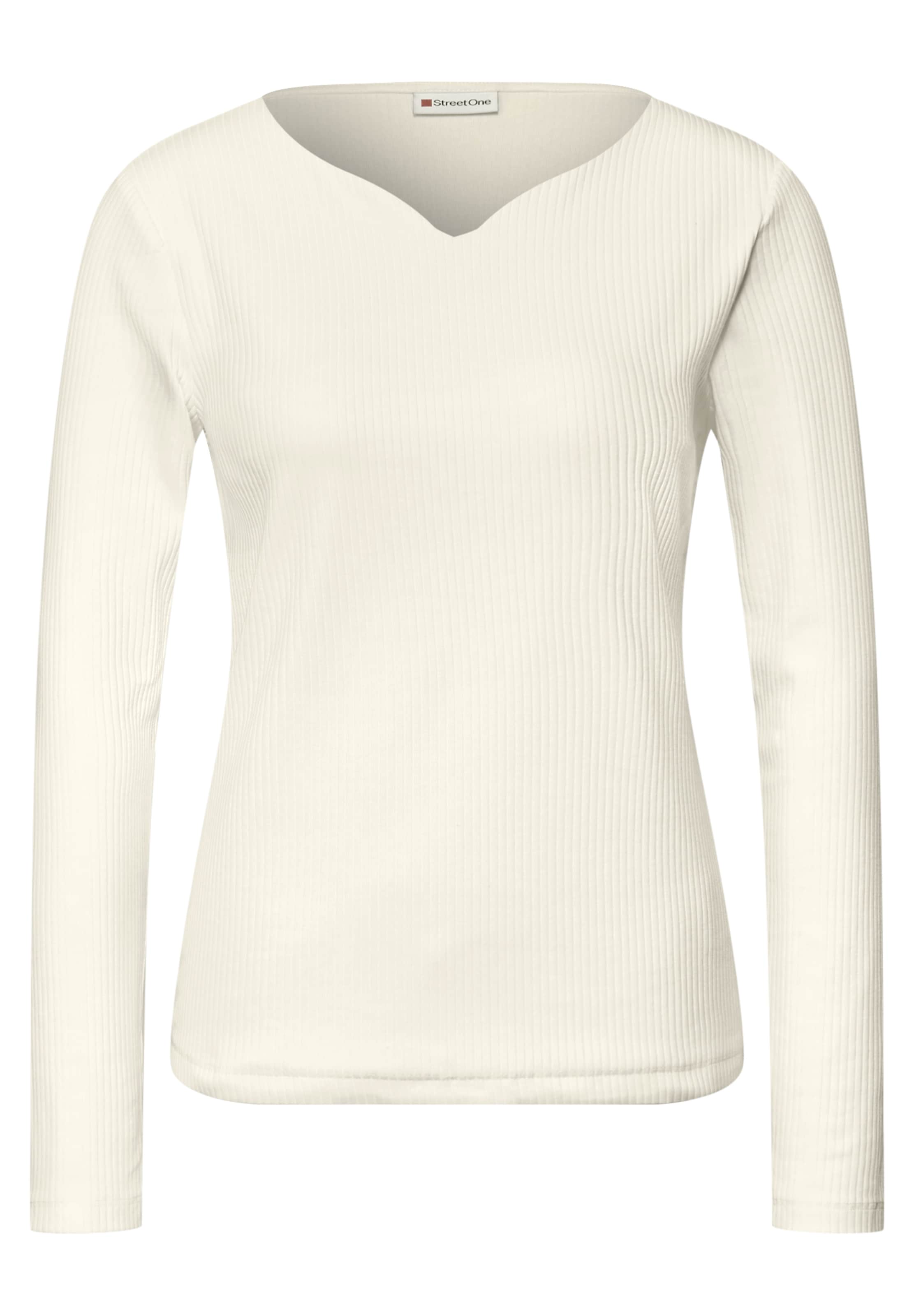 STREET ONE Shirt in White: front