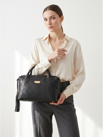 Borsa a mano 'Borsa a Mano Donna Pelle Vacchetta 100% - Modello Lucca Baldinini' di Baldinini Trend in nero