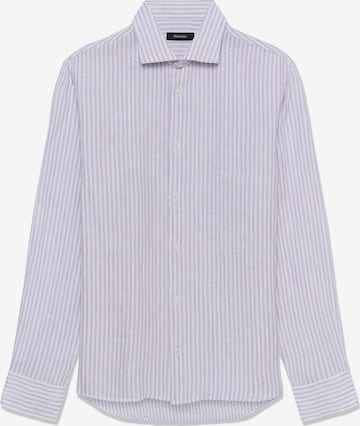 Matinique Button Up Shirt 'Marc' in Purple: front