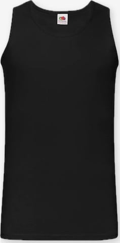 Maglietta intima di FRUIT OF THE LOOM in nero: frontale