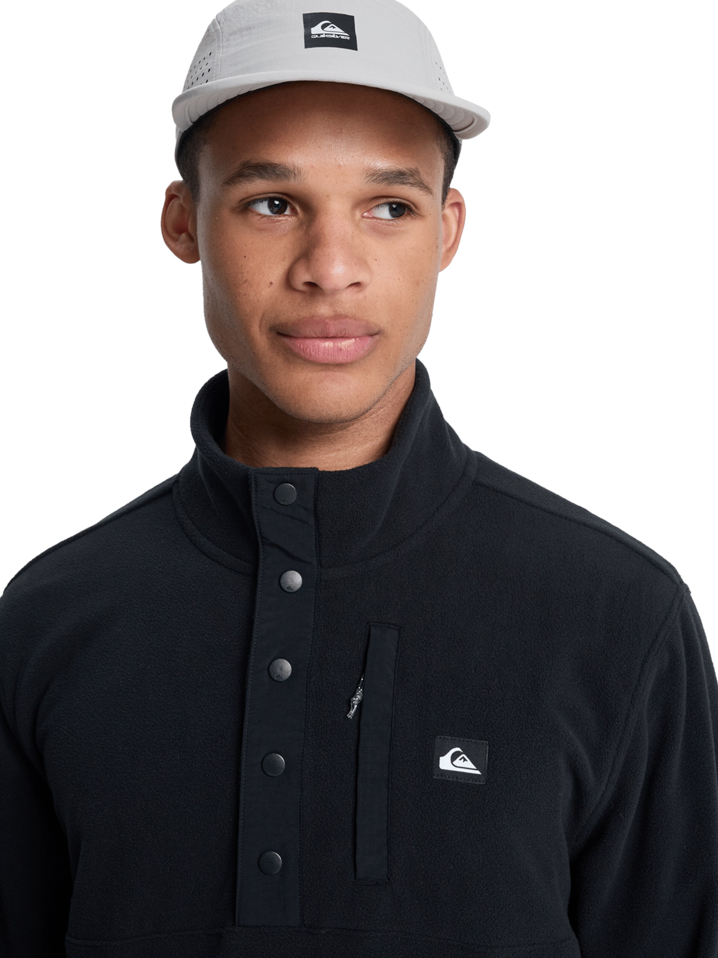 QUIKSILVER Sweatshirt 'No Destination' in Black