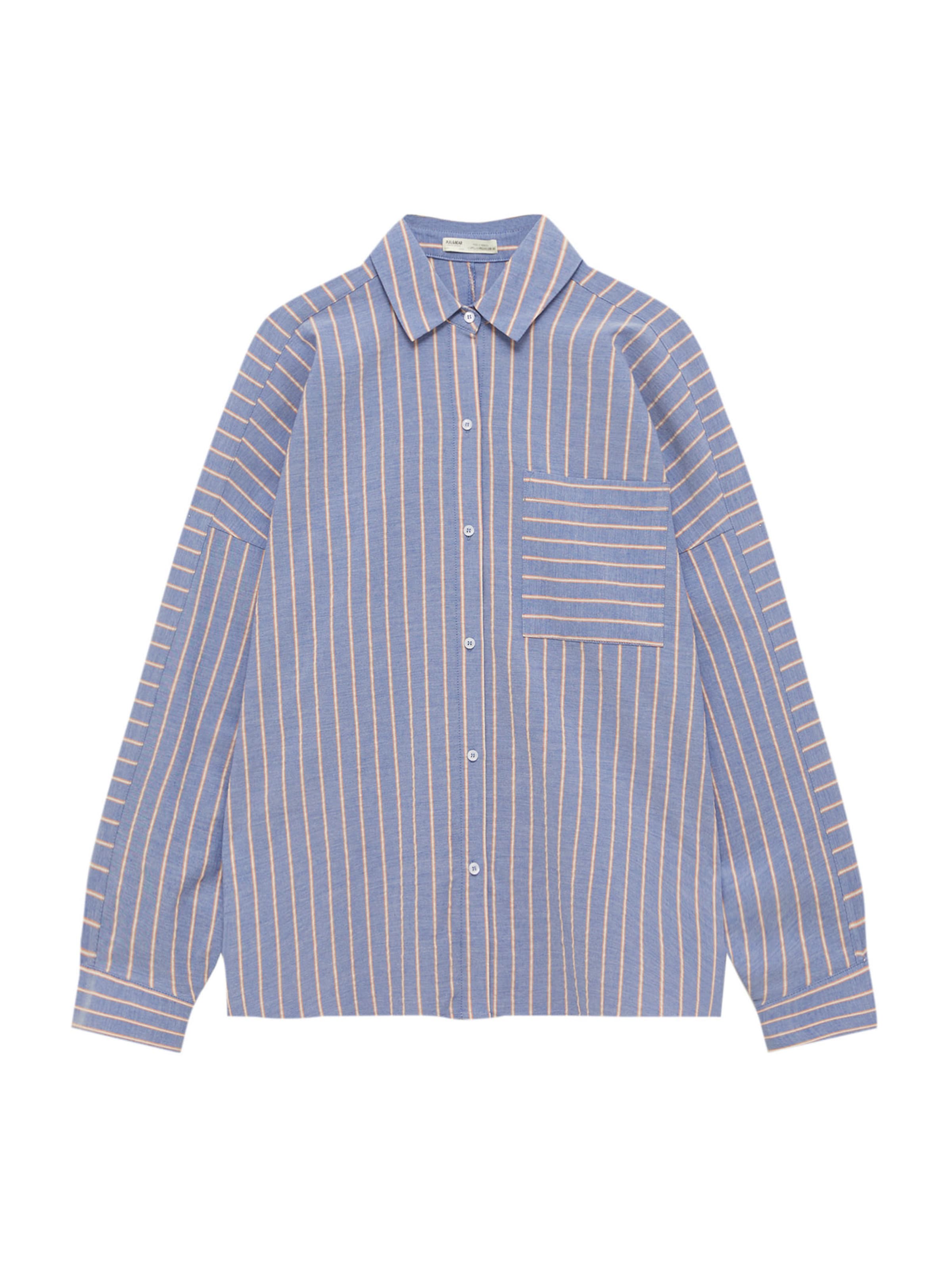 Pull&Bear Bluse in Lila: Vorderseite