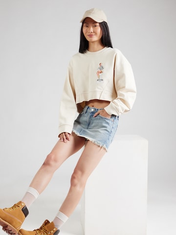 Moschino Jeans Суичър в бежово