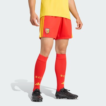 ADIDAS PERFORMANCE Regular Workout Pants 'RC Lens 26/27' in Red