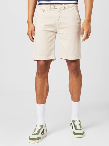 Casual Friday Regular Chino Pants in Beige: front