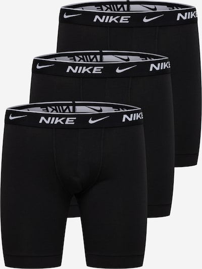 NIKE Sporta apakšbikses, krāsa - melns / balts, Preces skats