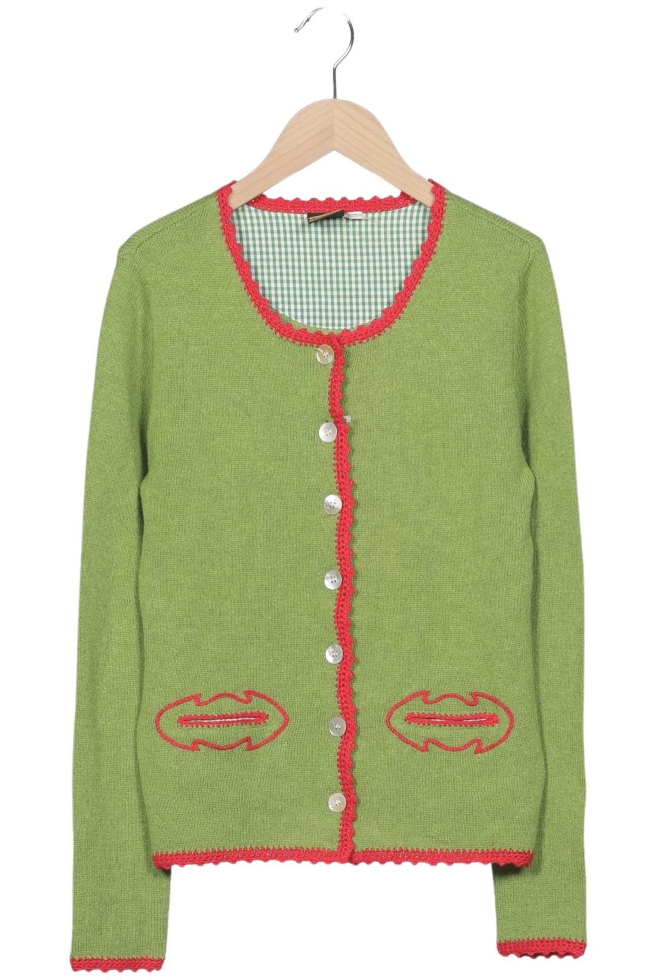 HAMMERSCHMID Strickjacke XS in Grün: Vorderseite