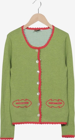 HAMMERSCHMID Strickjacke XS in Grün: Vorderseite