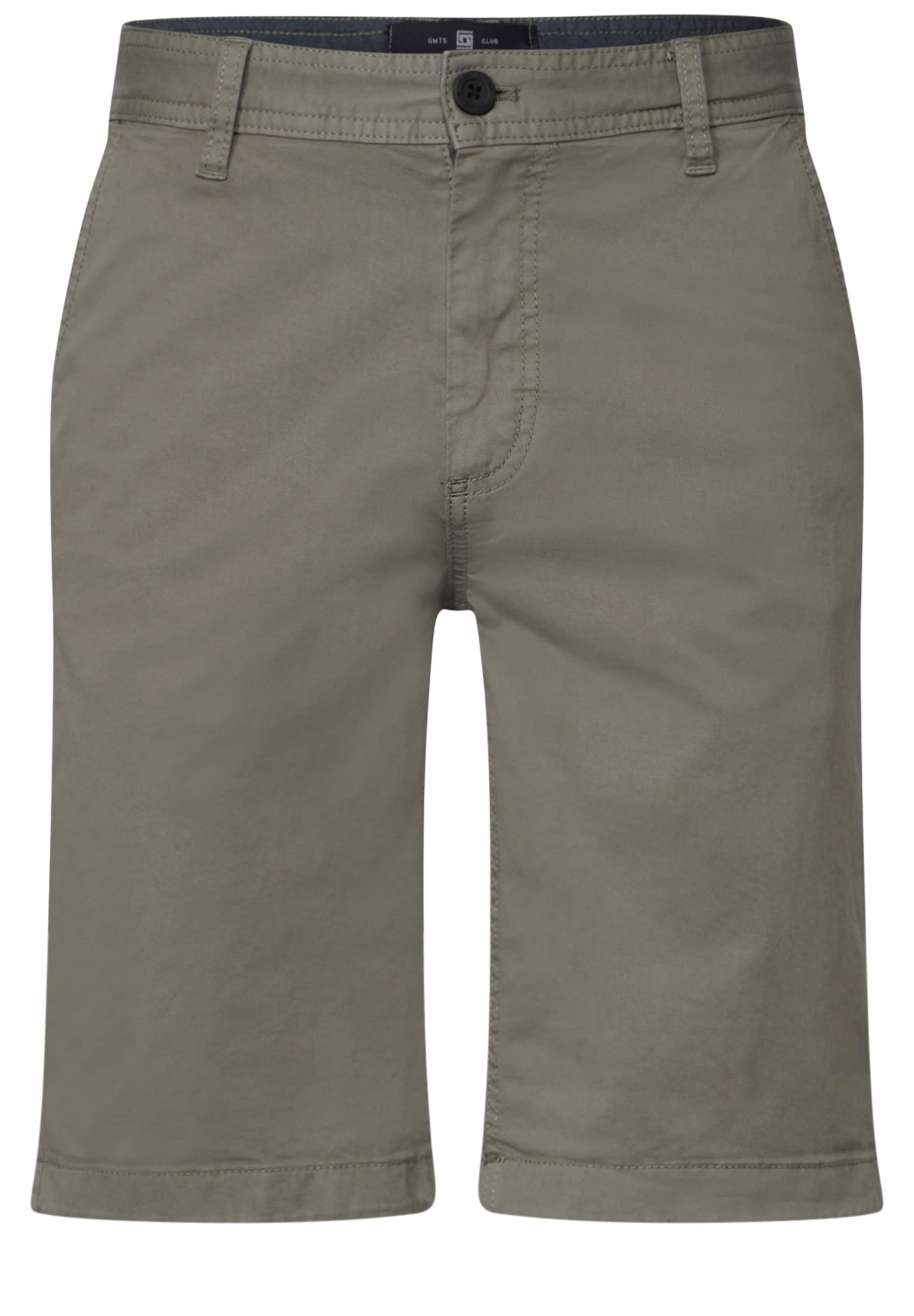 Street One MEN Regular Chino Pants in Green: front