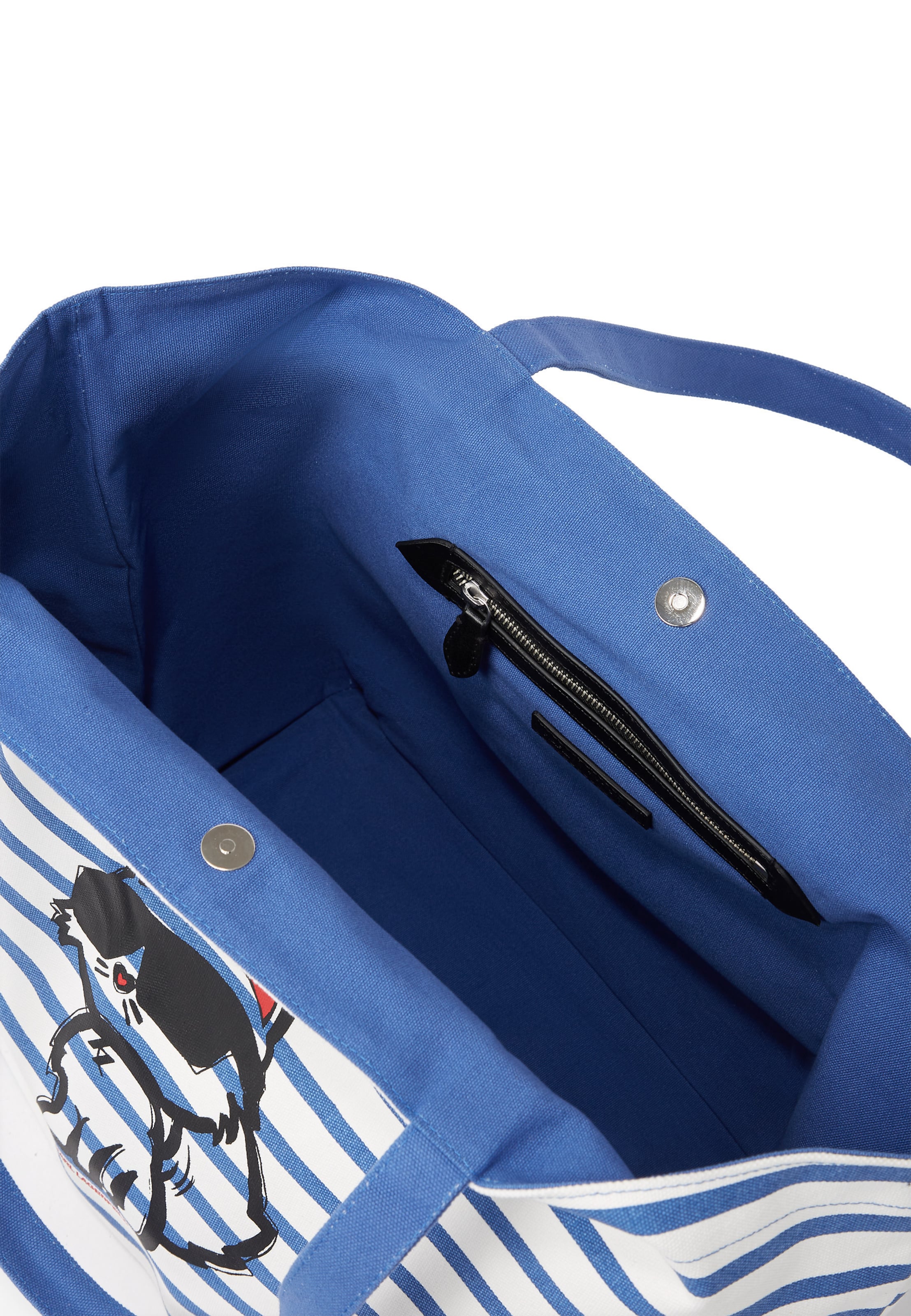 Karl Lagerfeld Shopper in Blau
